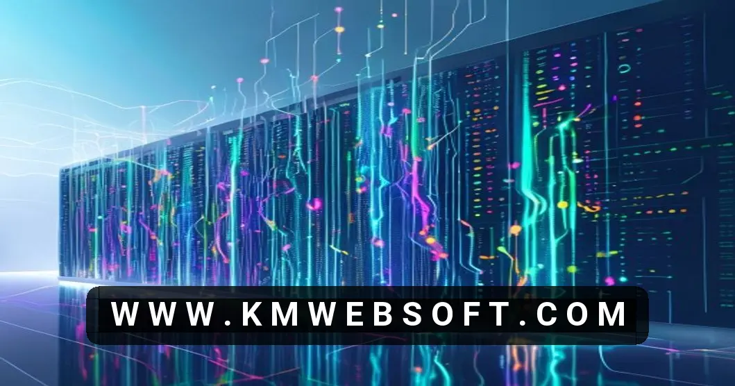 An abstract, futuristic visual representing AI and ML model deployment on a Linux VPS server. Luminous data nodes and glowing neural pathways connect transparent, geometric shapes symbolizing AI/ML models floating above a stylized server rack with glowing circuits. A translucent 'code stream' flows in the foreground, signifying data pipelines. The image uses cool blue, purple, and green tones with bright white and gold accents, conveying efficiency and advanced technology.