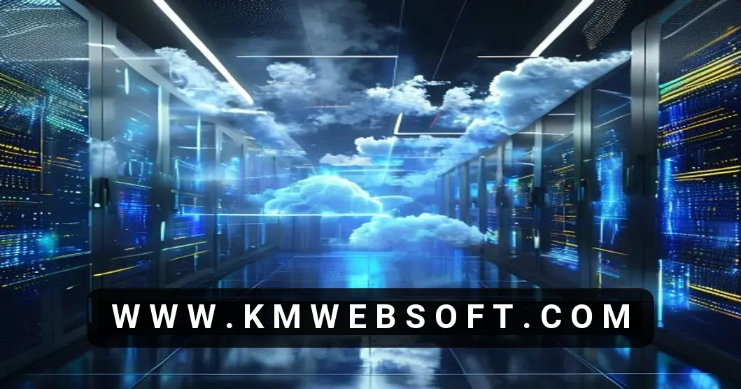 High-resolution image of cloud-based Linux VPS hosting AI and machine learning models with a clean tech aesthetic and detailed data visualization