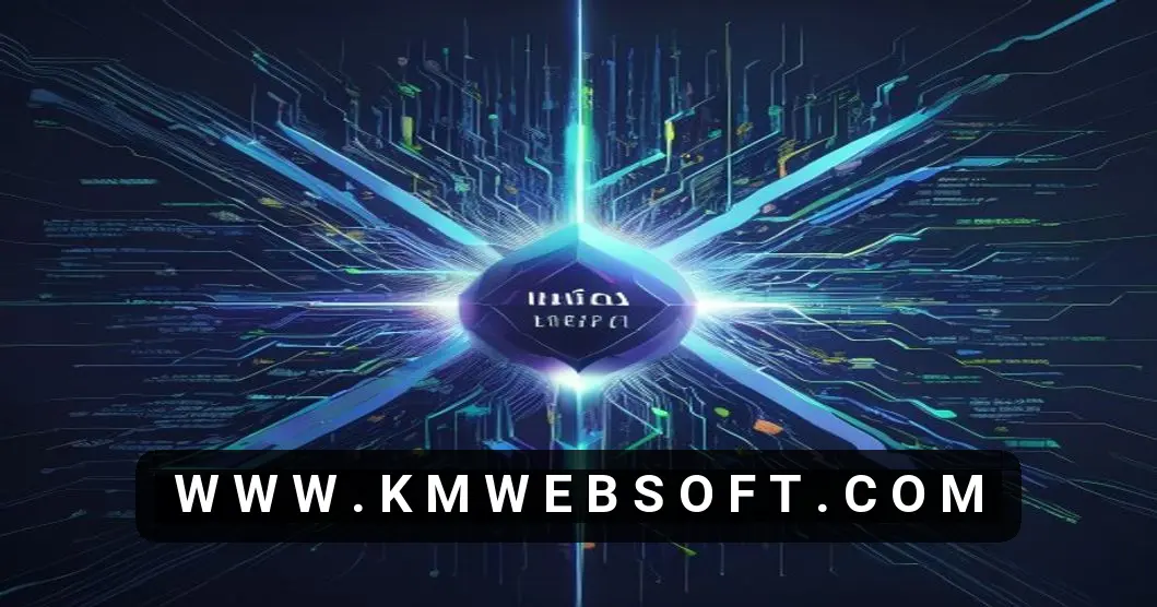 An abstract, high-tech illustration depicting the optimization of AI performance on a virtual private server. A central, glowing geometric AI core is surrounded by flowing data streams and neural pathways that connect to stylized, translucent virtual server racks. Holographic code patterns and dynamic light effects in cool blues, purples, and greens emphasize speed and efficient processing within a Linux environment.