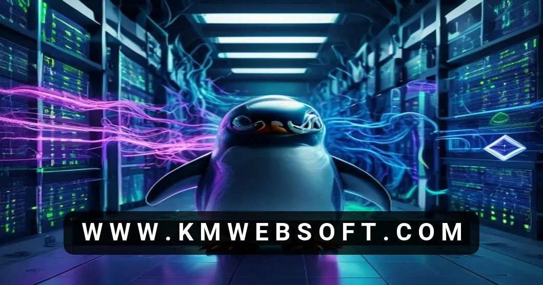 Secure AI Model Hosting Linux VPS visualized with a metallic Linux penguin guarding a server rack, representing robust Linux server security and high availability AI models. The image features glowing neural networks and data streams protected by digital firewalls and encryption, emphasizing AI model data protection, and secure VPS for AI deployment. It conveys reliable virtual private server uptime, machine learning inference server capabilities, and scalable AI hosting solutions on hardened Linux servers.